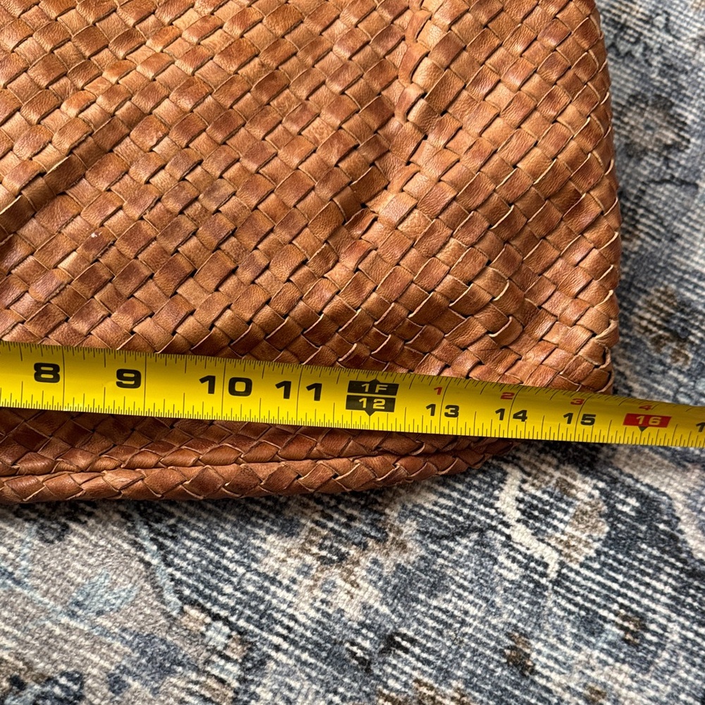 PRICE DROP:60.00Monserrat De Lucca Brown or Black Woven/Leather Bags. Each 60 - Picture 6 of 7